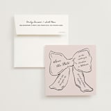 "Connection" - Save the Dates in Dusty Rose by Jelena Vuletic - Save the Date with Envelope
