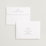 "Horizon Line" - Save the Dates in Pearl by Olivia Goree - FREE Recipient Addressing