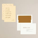 "Ready to Party" - Save the Dates in Buttercup by Olivia Goree - Assembled