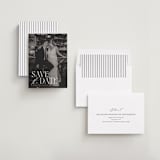 "Scripted Initials" - Save the Dates in Silk by Kelly Schmidt - Assembled