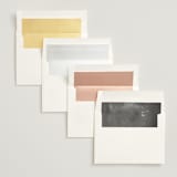 "Entwined" - Save the Dates in Newspaper by Chelsea Petaja - Envelope Liner Options