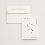 "Entwined" - Save the Dates in Newspaper by Chelsea Petaja - Save the Date with Envelope