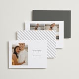 "Signature Pair" - Save the Dates in Pearl by Jessica Williams - Back of Card Options