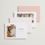 "Minimalist Pop" - Save the Dates in Blush by Katie Zimpel - Back of Card Options