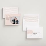 "Minimalist Pop" - Save the Dates in Blush by Katie Zimpel - Assembled
