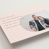 "Minimalist Pop" - Save the Dates in Blush by Katie Zimpel - Detail