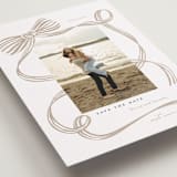 "Neddy" - Save the Dates in Tan by Carrie ONeal - Detail