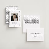 "Preppy Bow Border" - Save the Dates in Coal by Susan Zinader - Assembled