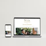 "Ribbonly Frame" - Save the Dates in Blush by Itsy Belle Studio - FREE Wedding Website
