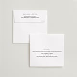 "square" - Save the Dates in Charcoal by JoAnn Jinks - FREE Recipient Addressing