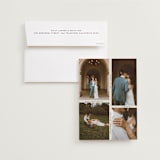 "Grid" - Save the Dates in Ecru by Morgan Kendall - Save the Date with Envelope