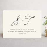 "Estate" - Save the Dates in Ivory by Kim Dietrich Elam - Front