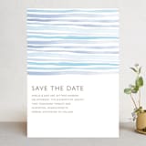 "Horizon" - Save the Dates in Light Cornflower by Dean Street - Front