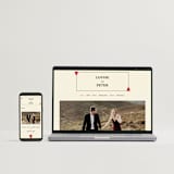 "Red Hearts" - Save the Dates in Champagne by Helena Vitto - FREE Wedding Website