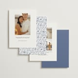 "Wild Roses" - Save the Dates in Nova by Kristen Smith - Back of Card Options