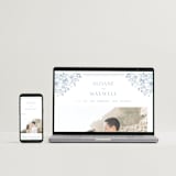 "Wild Roses" - Save the Dates in Nova by Kristen Smith - FREE Wedding Website