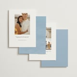 "Farm and Field" - Save the Dates in Sky Blue by Paper Sun Studio - Back of Card Options
