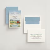 "Farm and Field" - Save the Dates in Sky Blue by Paper Sun Studio - Assembled