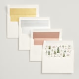 "Great Outdoors" - Save the Dates in Forest by Petra Kern - Envelope Liner Options