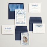 "Royal" - Save the Dates in Cobalt by Petra Kern - Matching Invitation Suite