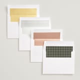 "Aspen" - Save the Dates in Natural by Robert and Stella - Envelope Liner Options