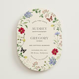 "Wild meadow" - Save the Dates in Elder Flower by Sarah Knight - Front