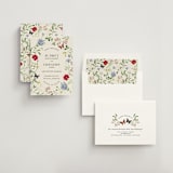 "Wild meadow" - Save the Dates in Elder Flower by Sarah Knight - Assembled
