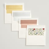 "Wild meadow" - Save the Dates in Elder Flower by Sarah Knight - Envelope Liner Options