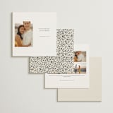 "Hansen" - Save the Dates in Almond by Stephanie Hawkes - Back of Card Options