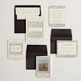 "Hansen" - Save the Dates in Almond by Stephanie Hawkes - Matching Invitation Suite