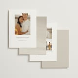 "Romantic Wreath" - Save the Dates in Chantilly by Wildfield Paper Co - Back of Card Options