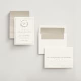 "Romantic Wreath" - Save the Dates in Chantilly by Wildfield Paper Co - Assembled