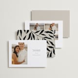 "Glacier" - Save the Dates in Ink by Wildfield Paper Co - Back of Card Options
