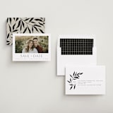 "Glacier" - Save the Dates in Ink by Wildfield Paper Co - Assembled