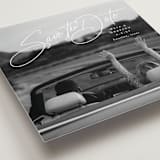 "Sweetest Love" - Save the Dates in Snow by Lauren Chism - Detail
