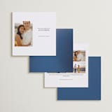 "Breathe love" - Save the Dates in Wave by Yuliya Evseeva - Back of Card Options