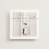 "Simple Details" - Save the Dates in Tuxedo by Pixel and Hank - Front