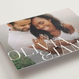 "This Couple" - Save the Dates in Pearl by Lauren Chism - Detail