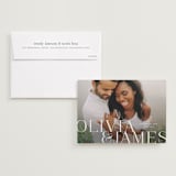 "This Couple" - Save the Dates in Pearl by Lauren Chism - Save the Date with Envelope
