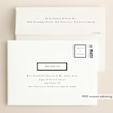 "modern day" - Save the Dates in Charcoal by Baumbirdy - FREE Recipient Addressing
