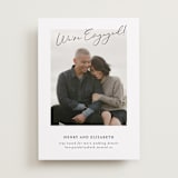 "We've Decided" - Save the Dates in Charcoal by Paper Raven Co. - Front