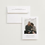 "We've Decided" - Save the Dates in Charcoal by Paper Raven Co. - Save the Date with Envelope