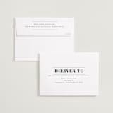 "Classic Date" - Save the Dates in Charcoal by Shirley Lin Schneider - FREE Recipient Addressing