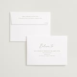 "Flash Dance" - Save the Dates in Ivory by AK Graphics - FREE Recipient Addressing