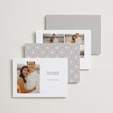 "Deco" - Save the Dates in Moonstone by Chryssi Tsoupanarias - Back of Card Options