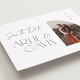 "Deco" - Save the Dates in Moonstone by Chryssi Tsoupanarias - Detail