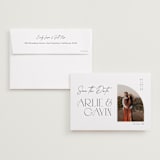 "Deco" - Save the Dates in Moonstone by Chryssi Tsoupanarias - Save the Date with Envelope