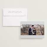 "French Love Story" - Save the Dates in Crystal by Design Lotus - Save the Date with Envelope