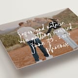 "Oh By the Way" - Save the Dates in Marshmallow by Keen Peachy - Detail