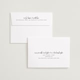 "Oh By the Way" - Save the Dates in Marshmallow by Keen Peachy - FREE Recipient Addressing